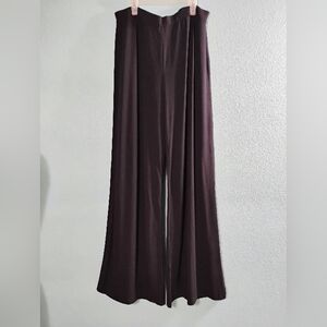 Soft Surroundings NWT Black Stretch Pull On Wide Leg Pants Sz L